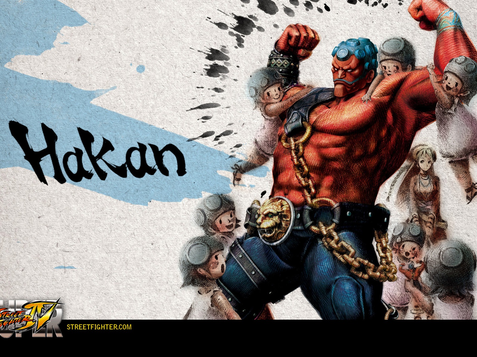 Super Street Fighter 4 Ink Chinese style wallpaper #13 - 1600x1200