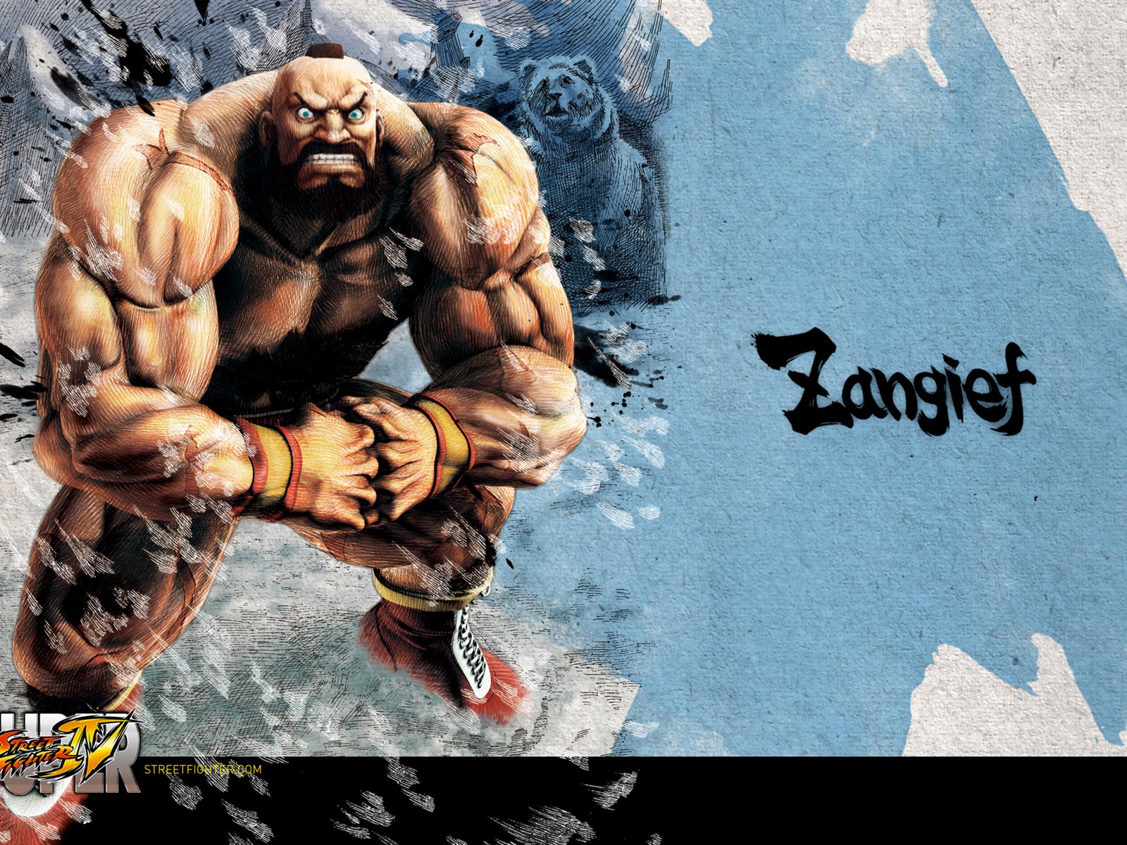 Super Street Fighter 4 Ink chinesischen Stil Tapete #19 - 1600x1200