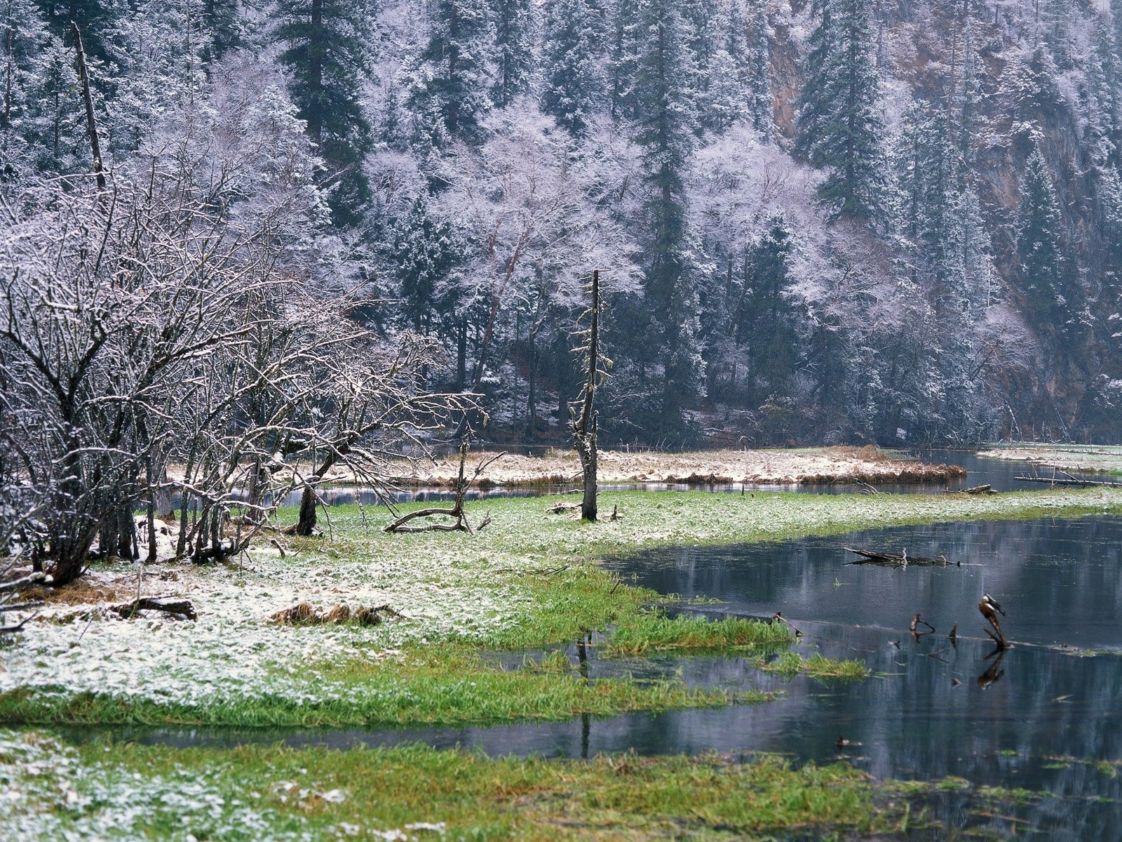 冬天雪景壁紙 #36 - 1600x1200