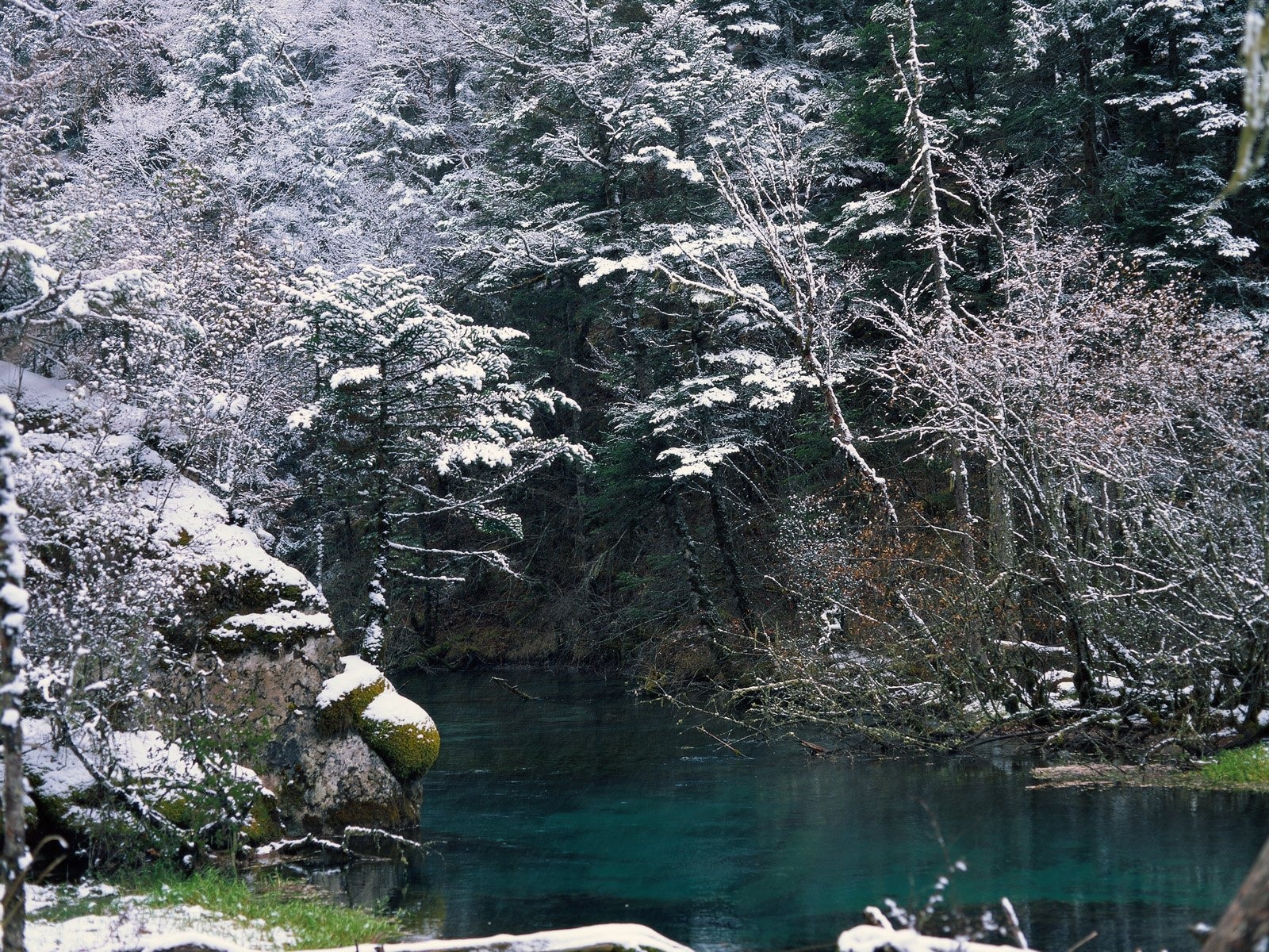 冬天雪景壁紙 #37 - 1600x1200