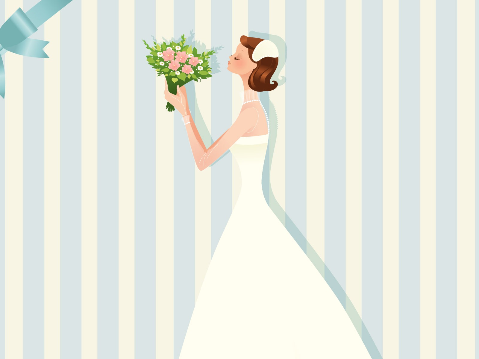 Vector Wallpaper Hochzeit Braut (1) #9 - 1600x1200