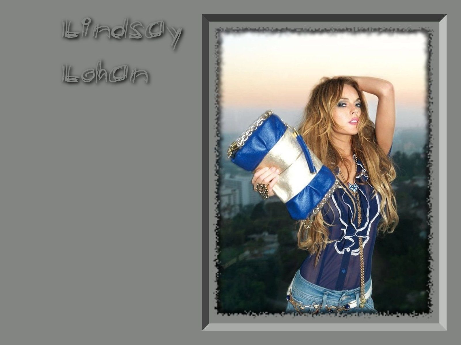 Lindsay Lohan krásná tapeta #18 - 1600x1200