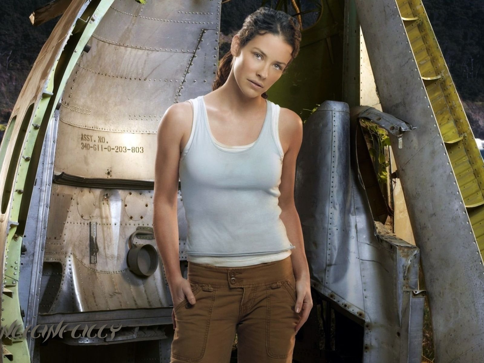 Evangeline Lilly 伊万傑琳·莉莉美女壁紙 #10 - 1600x1200