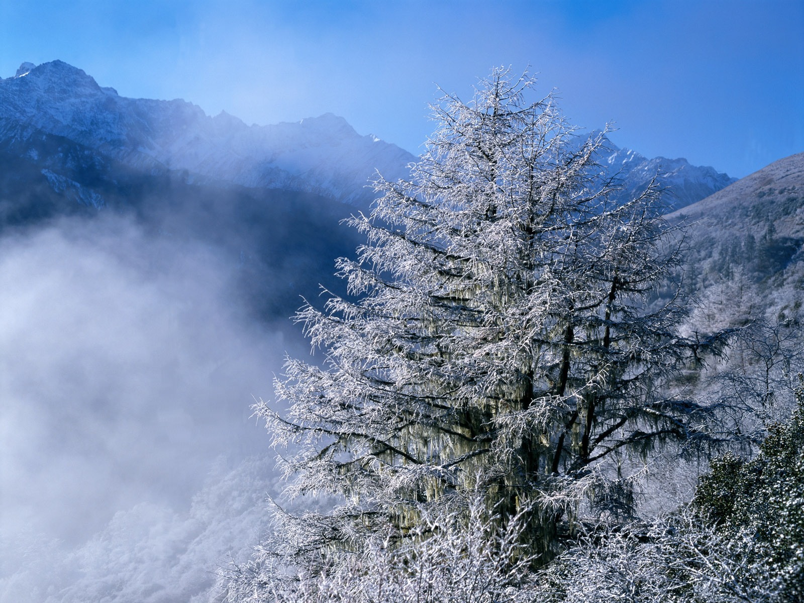 雪山雪景合集 壁紙(一) #17 - 1600x1200