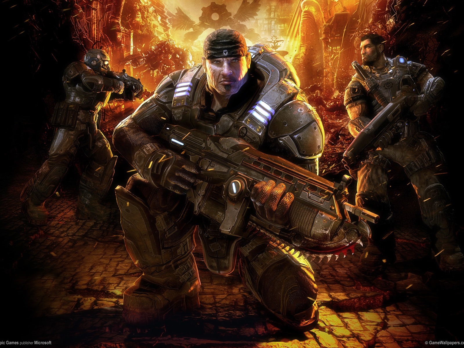 Gears Of War 2 戰爭機器2 高清壁紙(一) #24 - 1600x1200