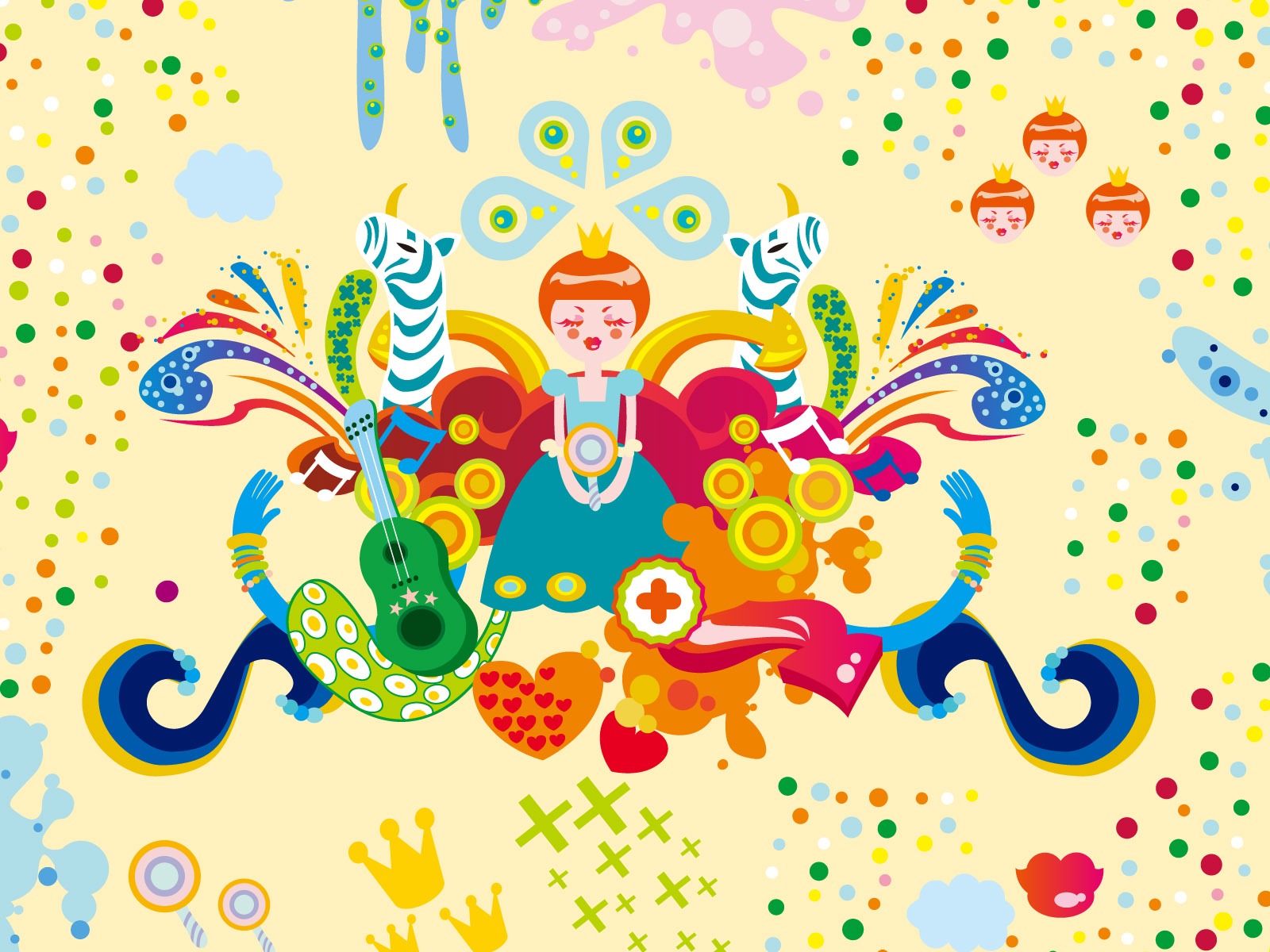 寬屏潮流矢量 壁紙(二) #6 - 1600x1200