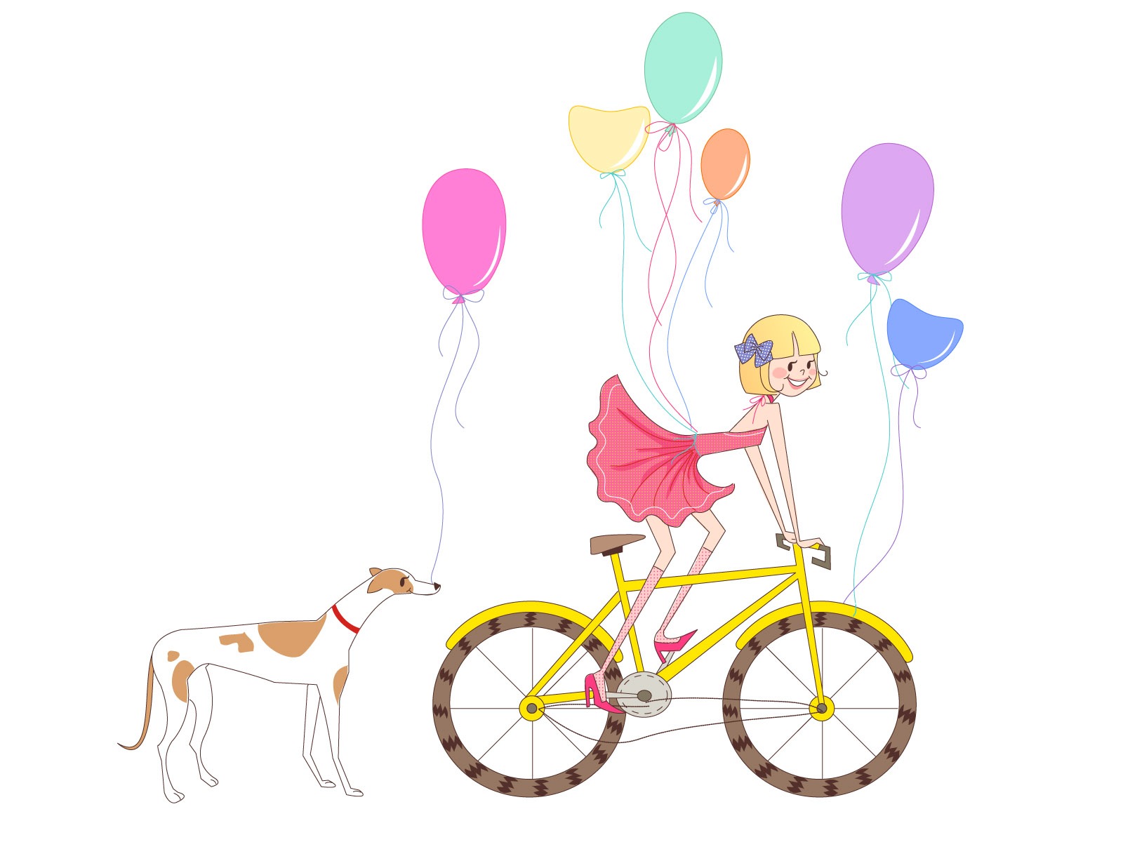 矢量時尚女孩 壁紙(二) #5 - 1600x1200