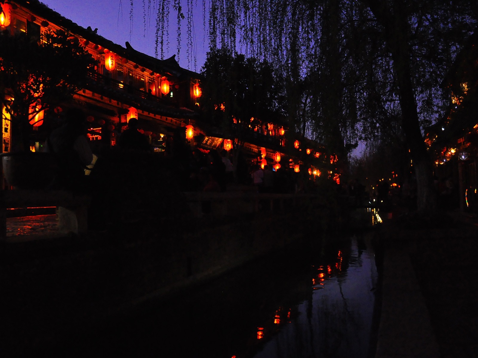 Lijiang Ancient Town Night (Old Hong OK works) #22 - 1600x1200