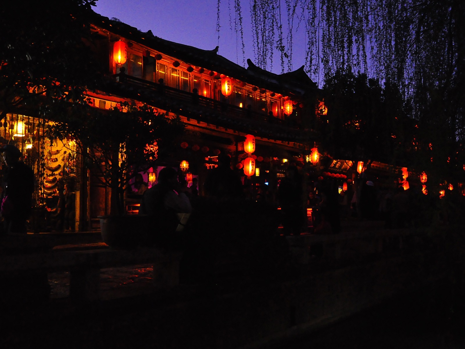 Lijiang Ancient Town Night (Old Hong OK works) #23 - 1600x1200