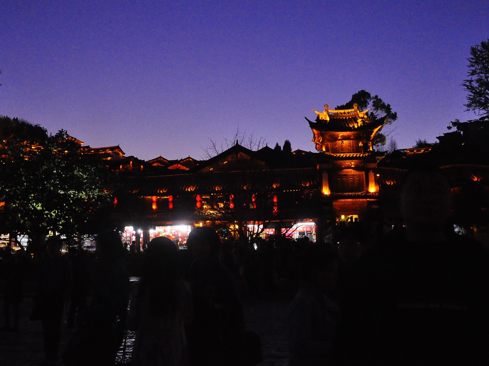 Lijiang Ancient Town Night (Old Hong OK works) #29 - 1600x1200