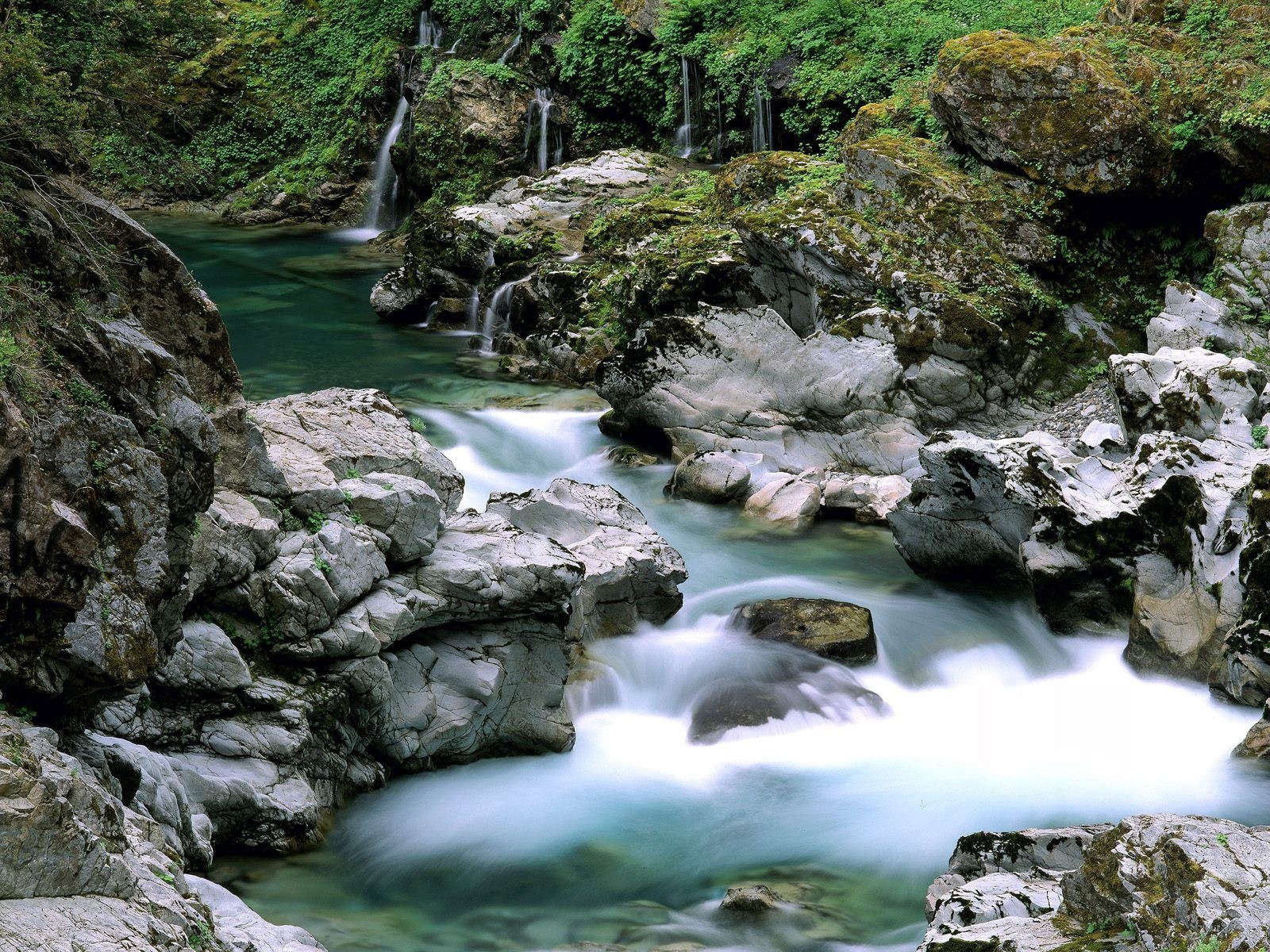 瀑布溪流 壁紙(四) #4 - 1600x1200