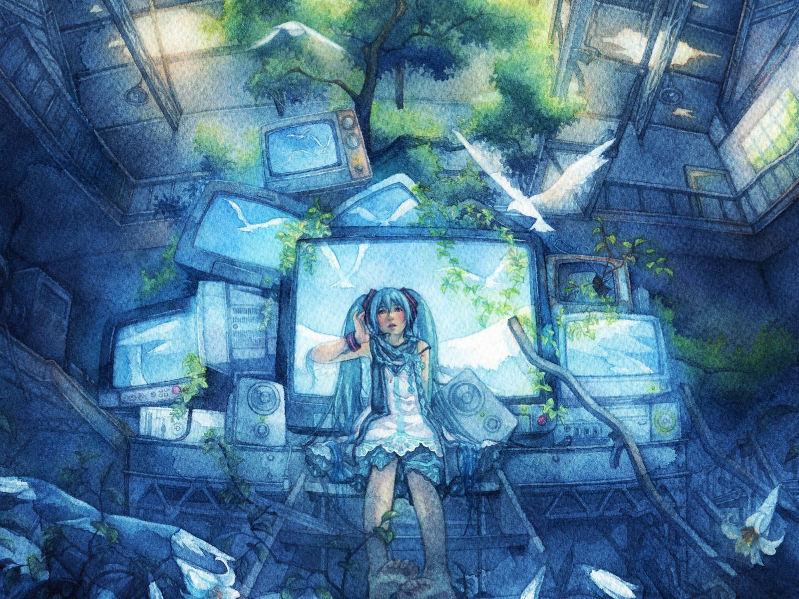 初音未來系列 壁紙(二) #3 - 1600x1200