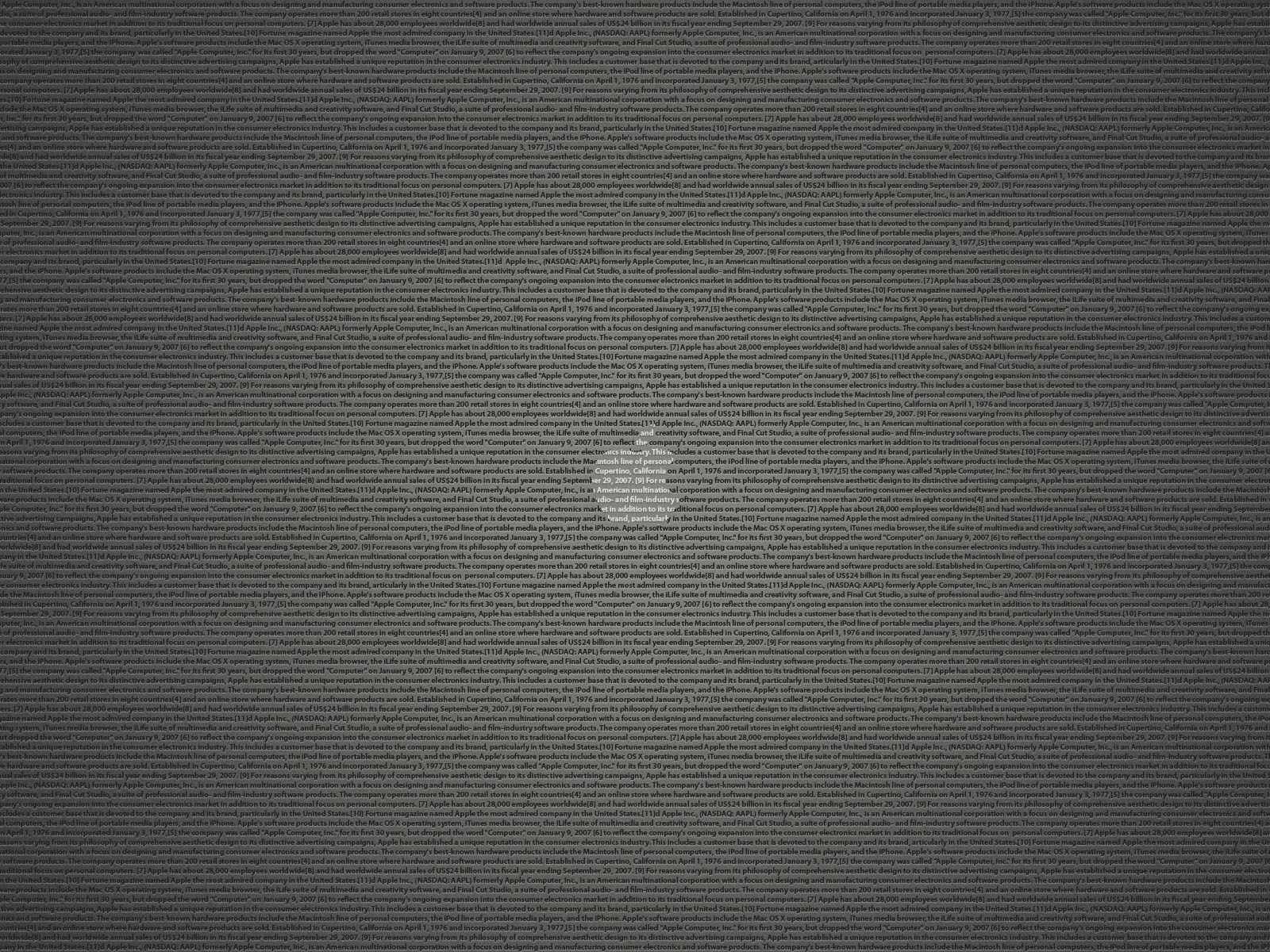 Apple主題壁紙專輯(19) #16 - 1600x1200