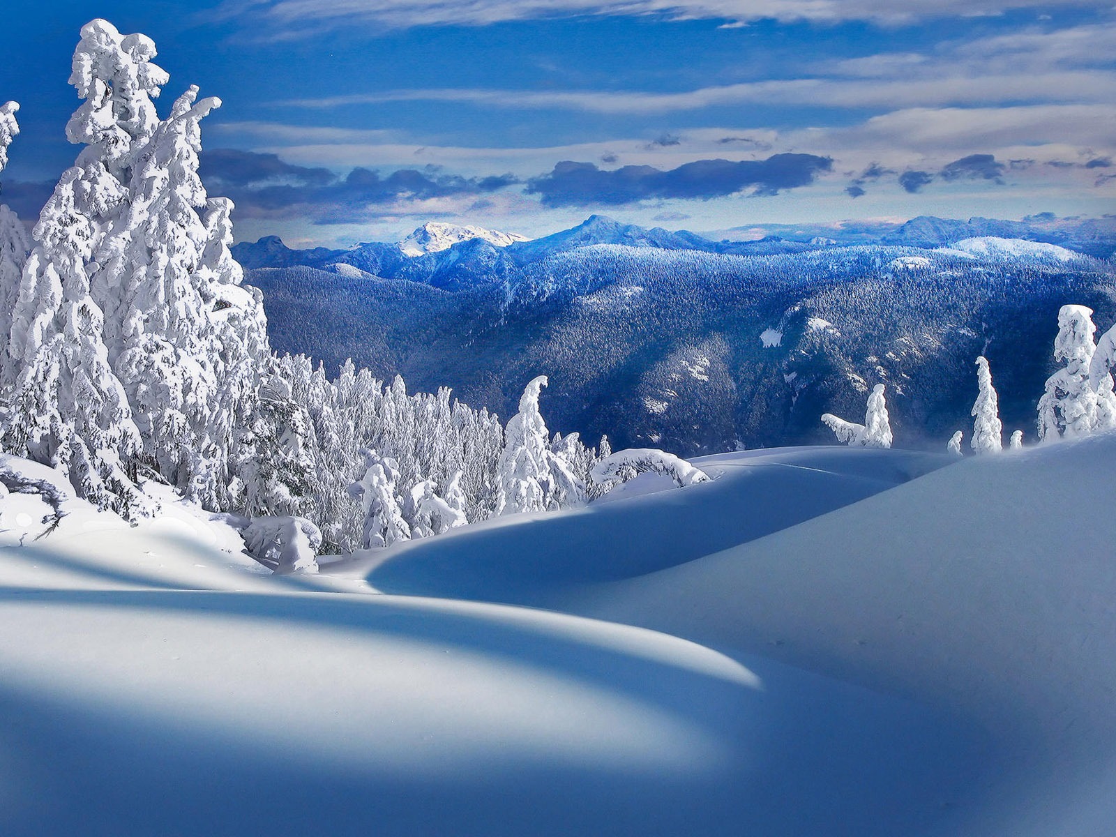 寬屏雪景 壁紙(二) #4 - 1600x1200