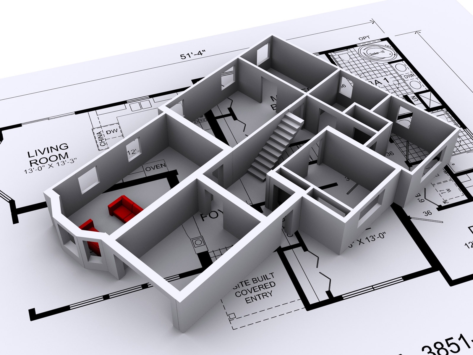 3D 建築設計 壁紙(一) #8 - 1600x1200