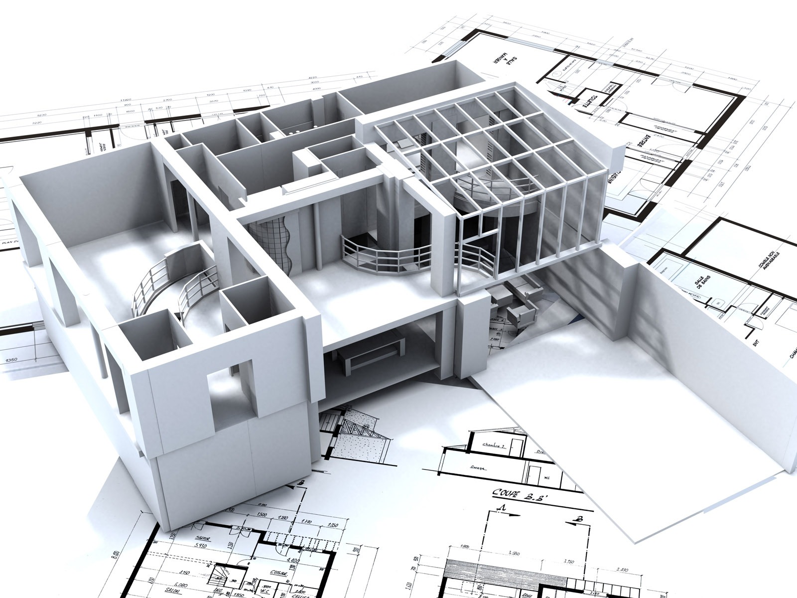 3D 建築設計 壁紙(二) #16 - 1600x1200