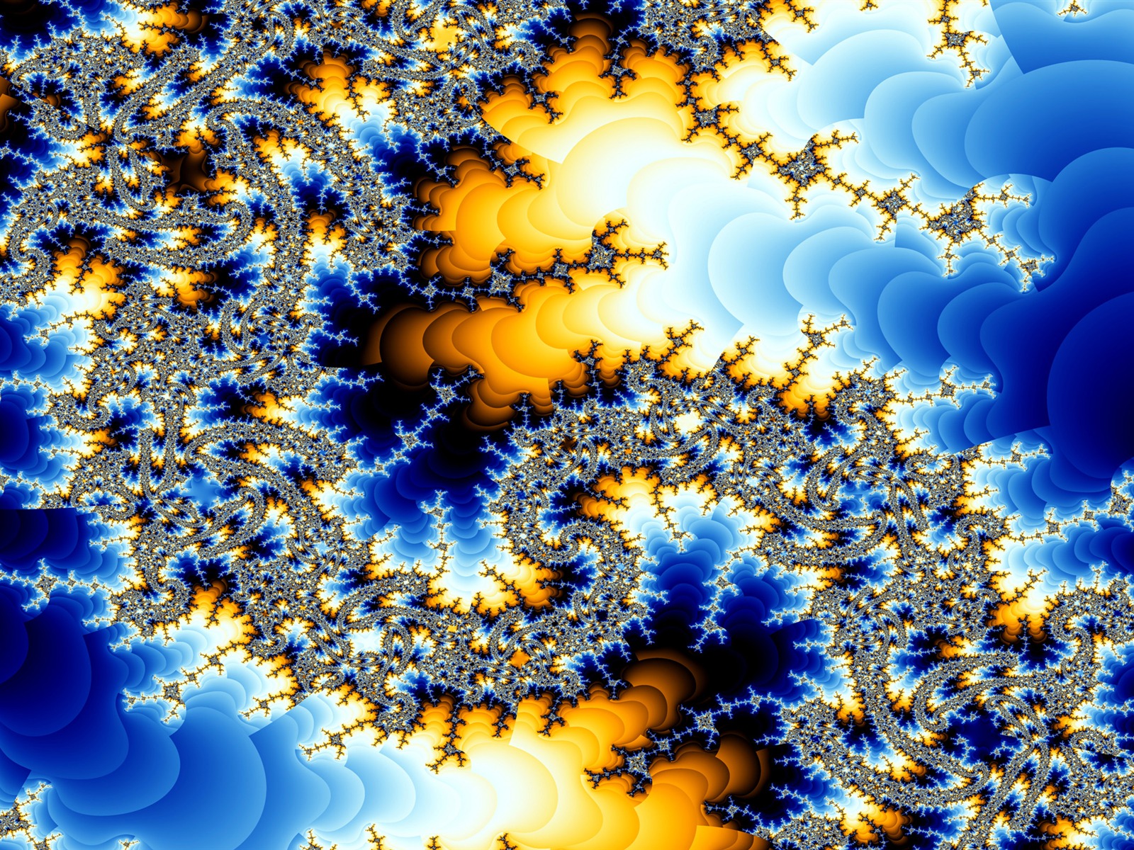 超大炫彩花紋 壁紙(二) #18 - 1600x1200