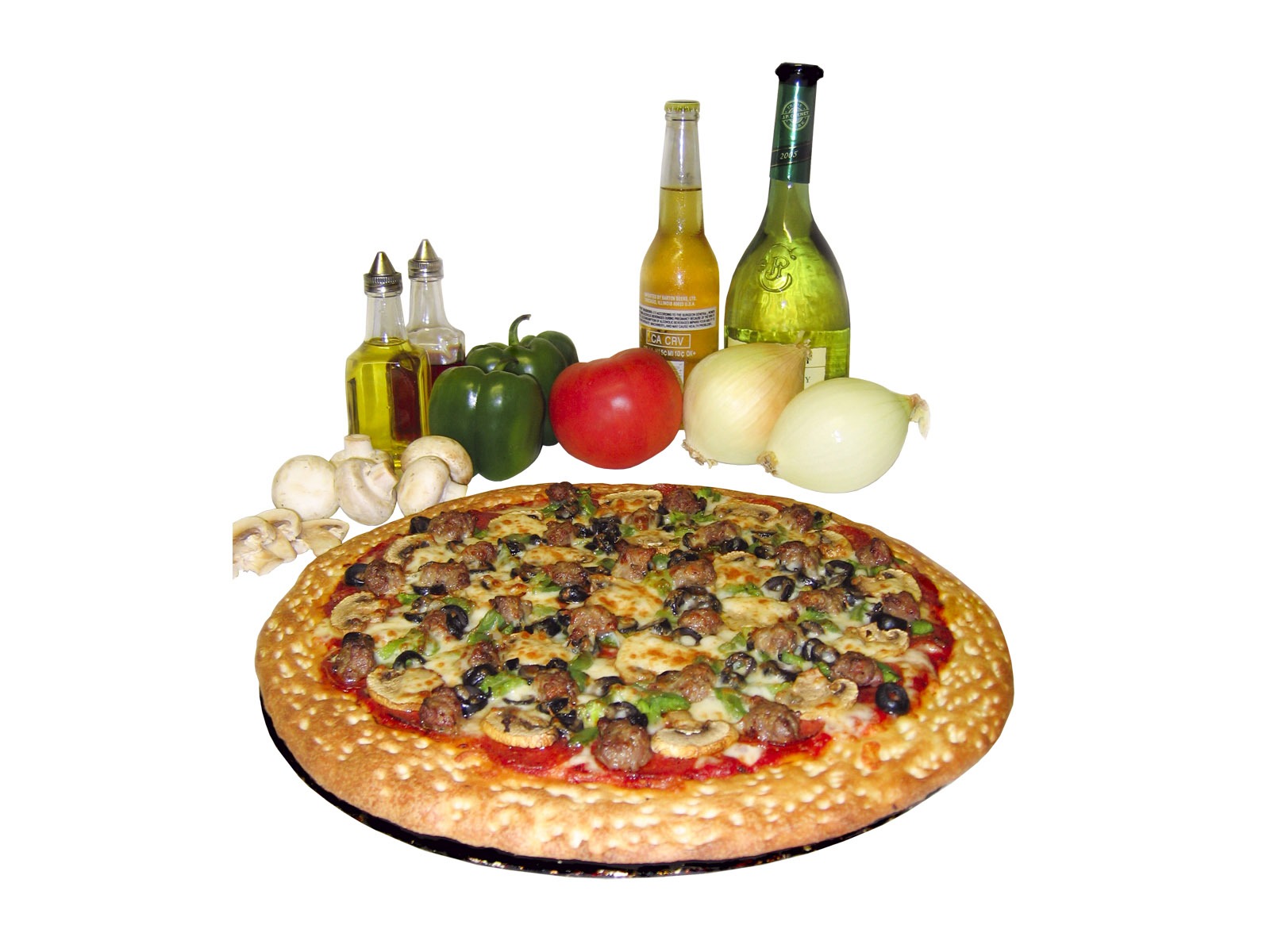 Pizza 美食壁紙(三) #11 - 1600x1200