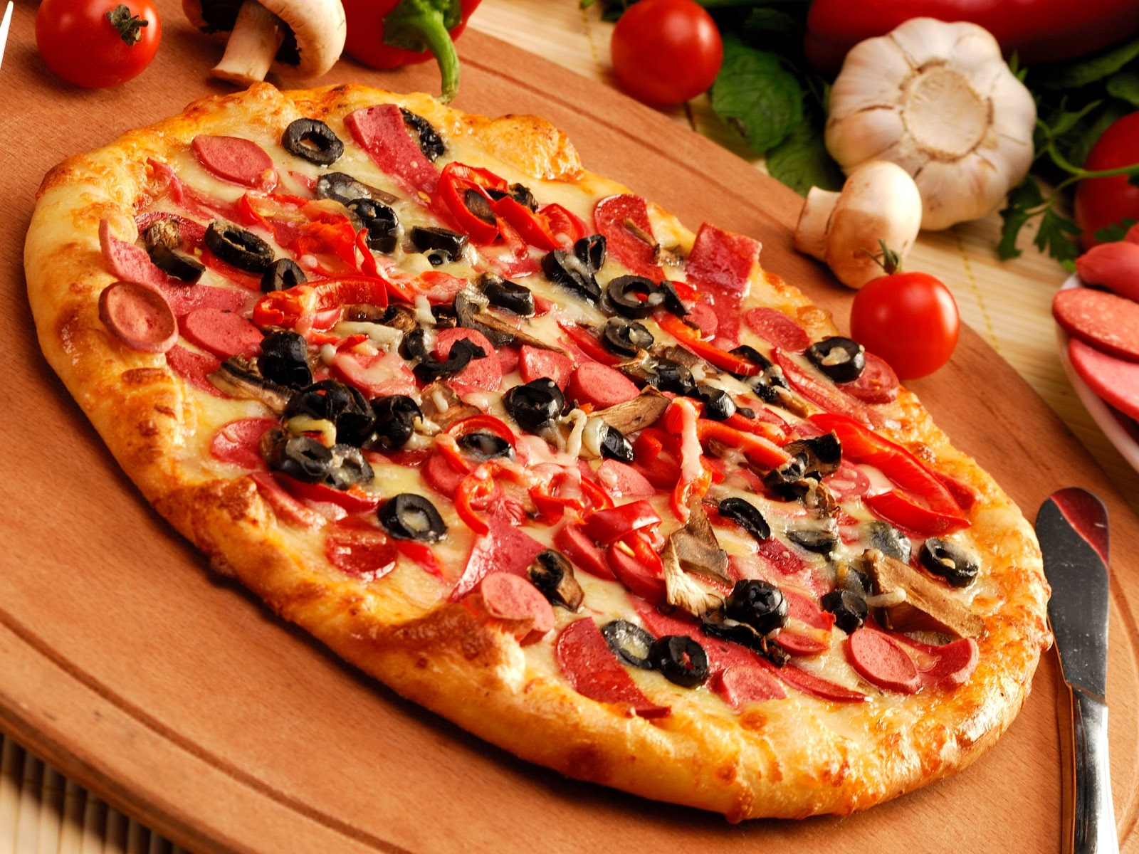 피자 식품 월페이퍼 (3) #20 - 1600x1200