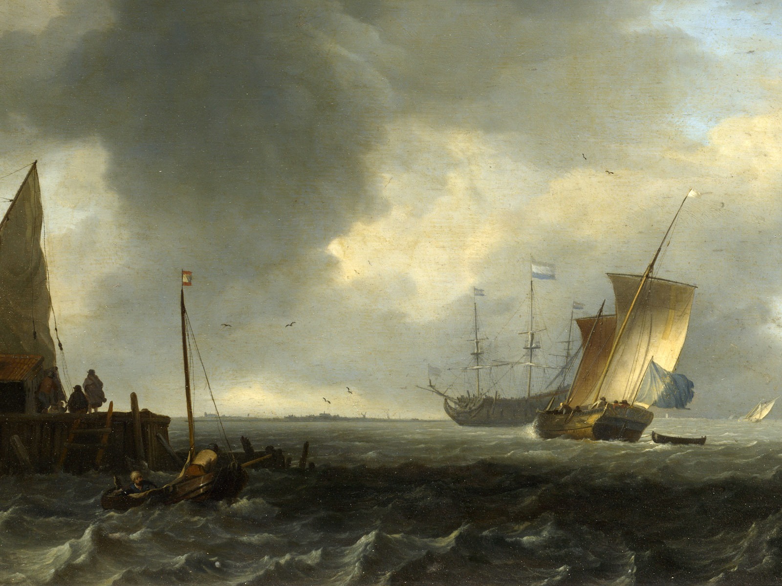 倫敦畫廊帆船 壁紙(一) #16 - 1600x1200