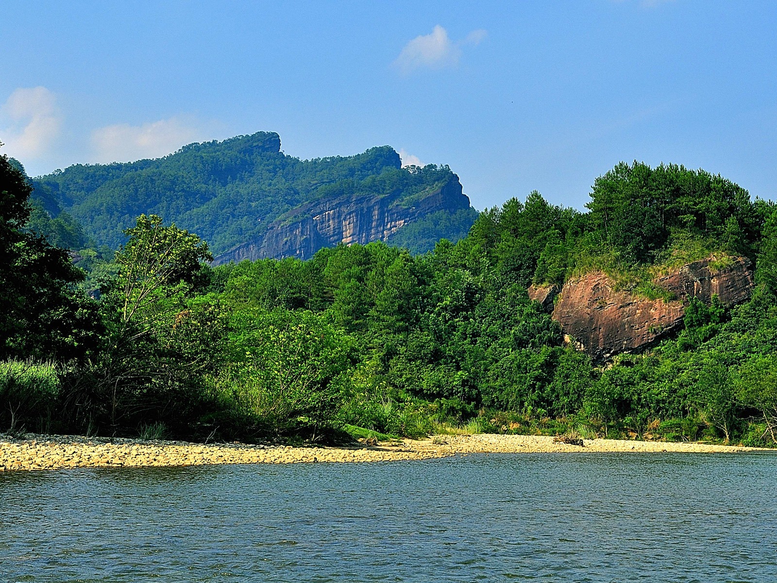 Wuyi jiuqu Krajina (fotografie děl změny) #1 - 1600x1200