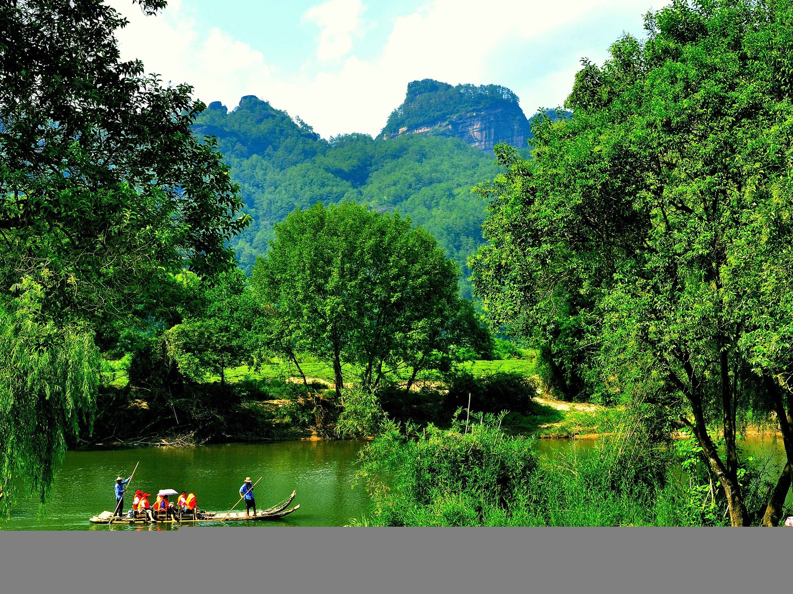 Wuyi jiuqu Krajina (fotografie děl změny) #2 - 1600x1200