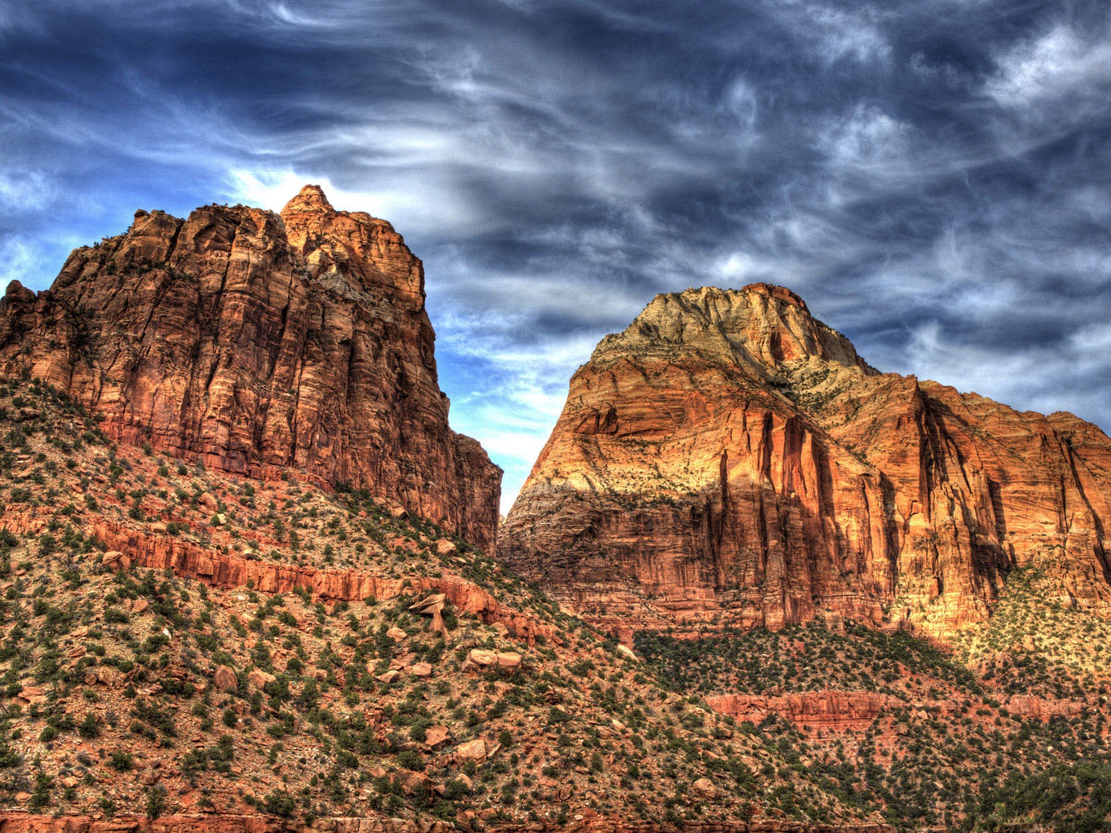 Mountain Valley Landschaft Wallpaper (1) #16 - 1600x1200