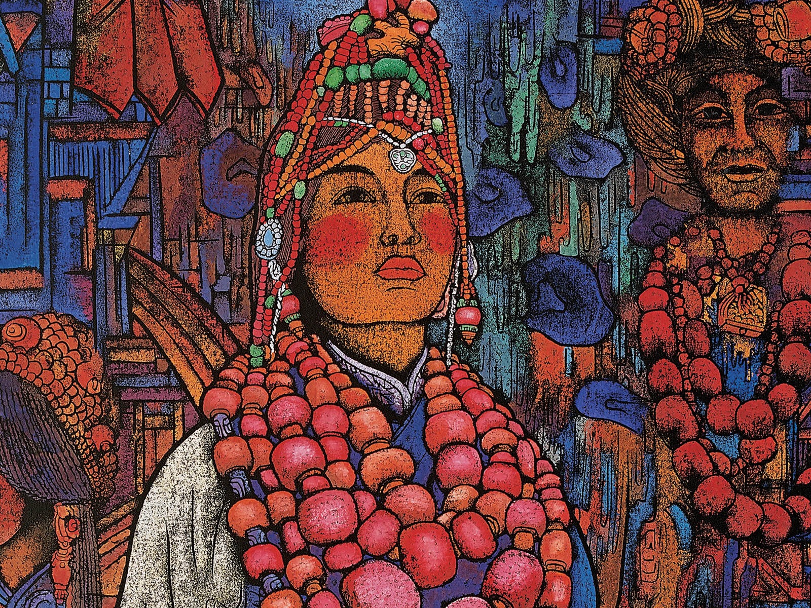 Cheung Pakistan print tibetischen Wallpaper (1) #17 - 1600x1200