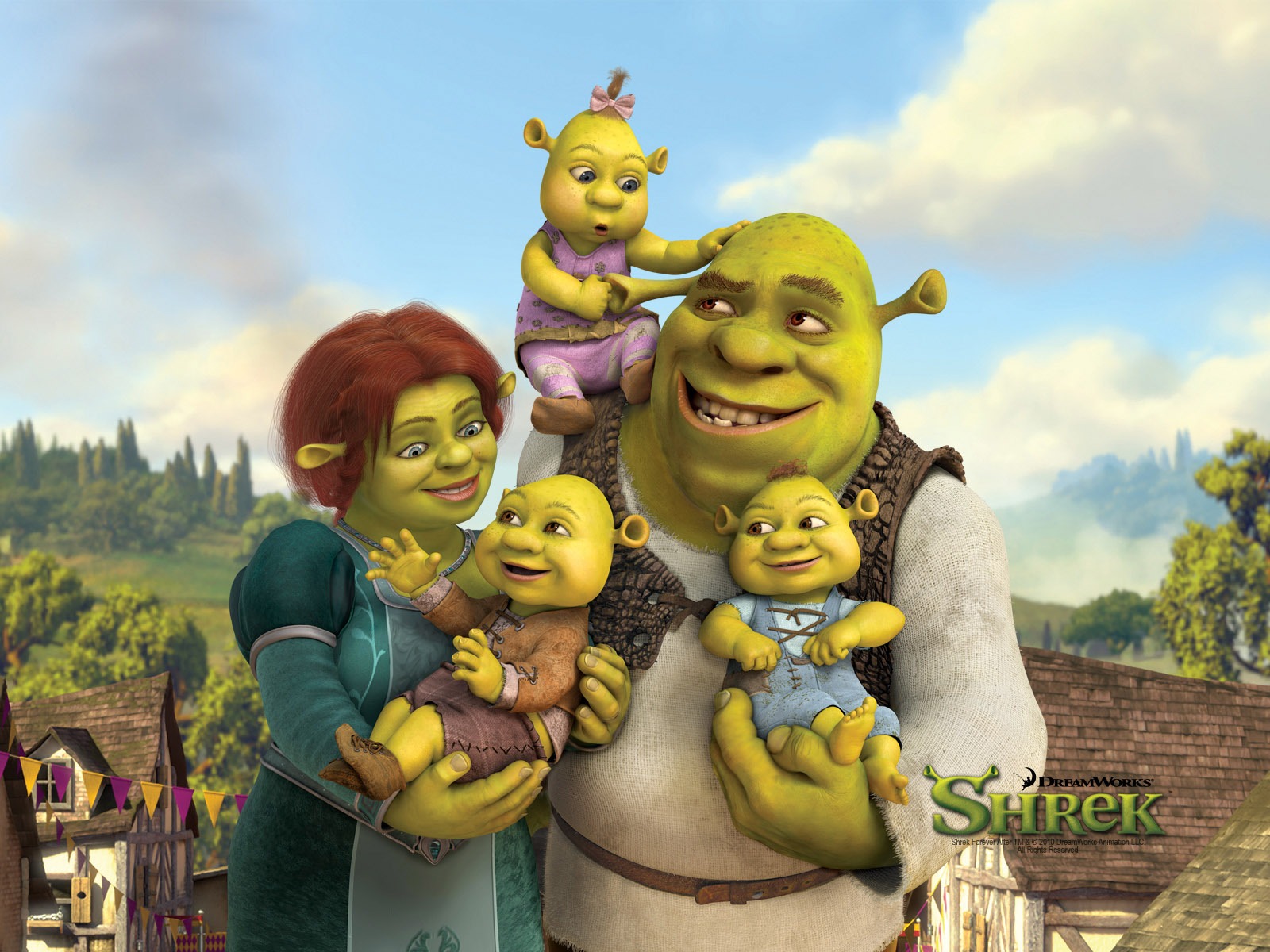 Shrek Forever After 怪物史莱克4 高清壁纸1 - 1600x1200