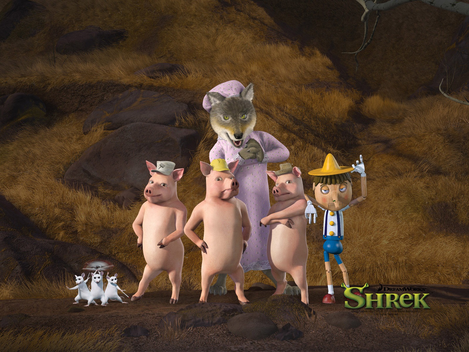 Shrek Forever After 怪物史萊克4 高清壁紙 #8 - 1600x1200