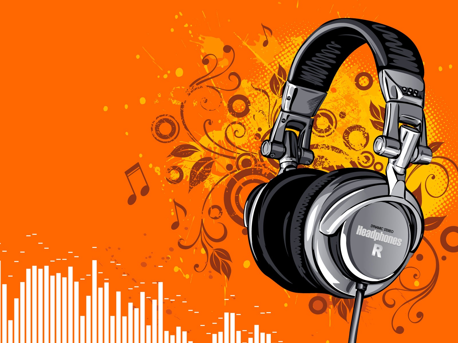 Vector musical theme wallpapers (4) #12 - 1600x1200