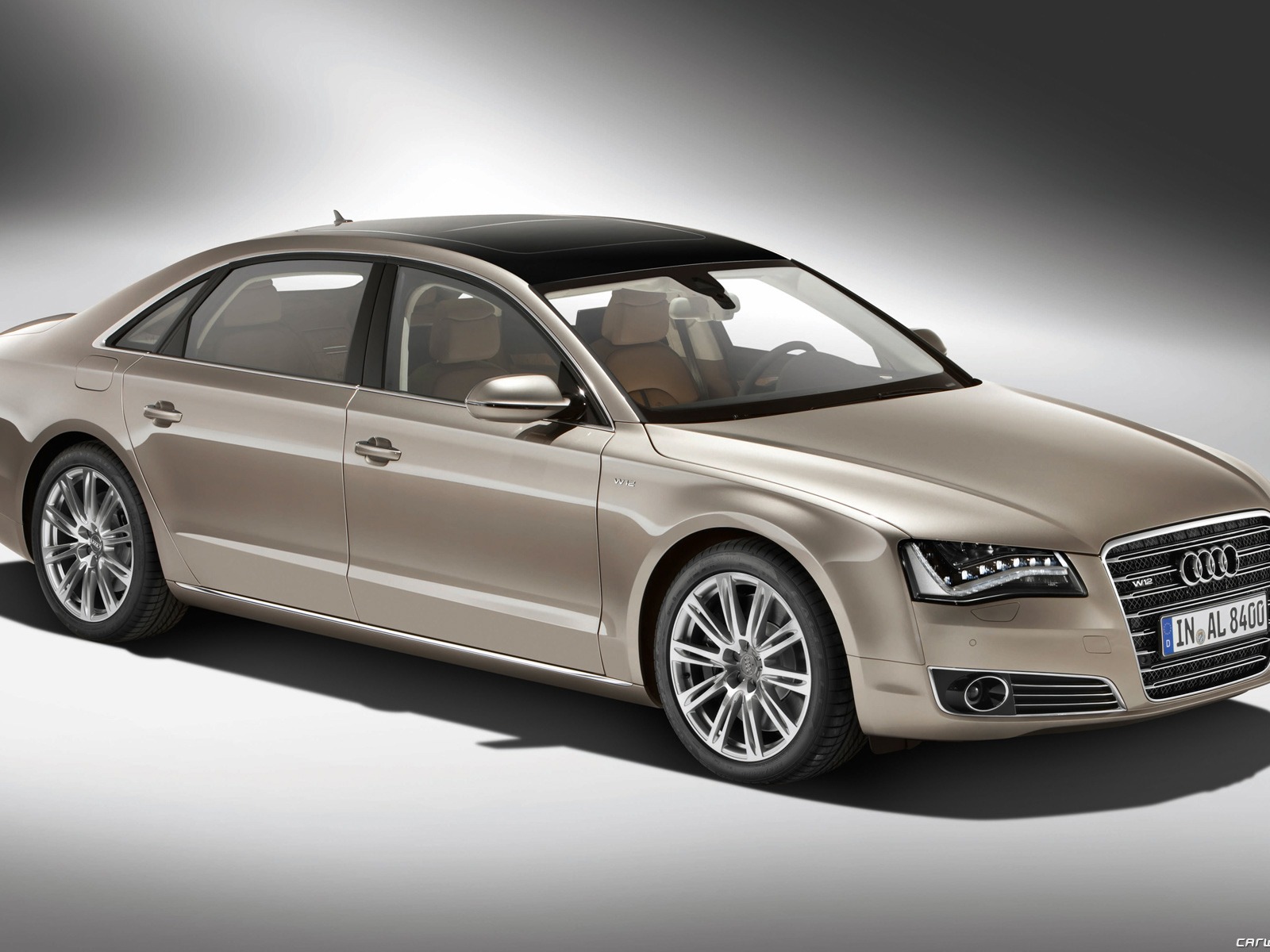 Audi A8 L W12 Quattro - 2010 HD tapetu #1 - 1600x1200