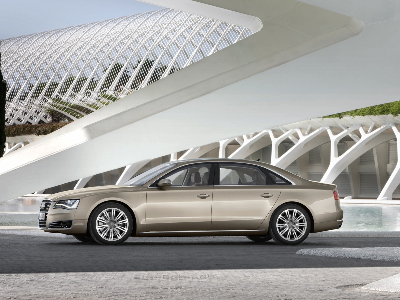 Audi A8 L W12 Quattro - 2010 HD tapetu #2 - 1600x1200