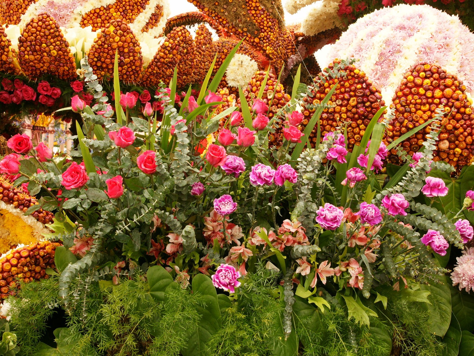 fleurs colorées décorent fond d'écran (2) #7 - 1600x1200