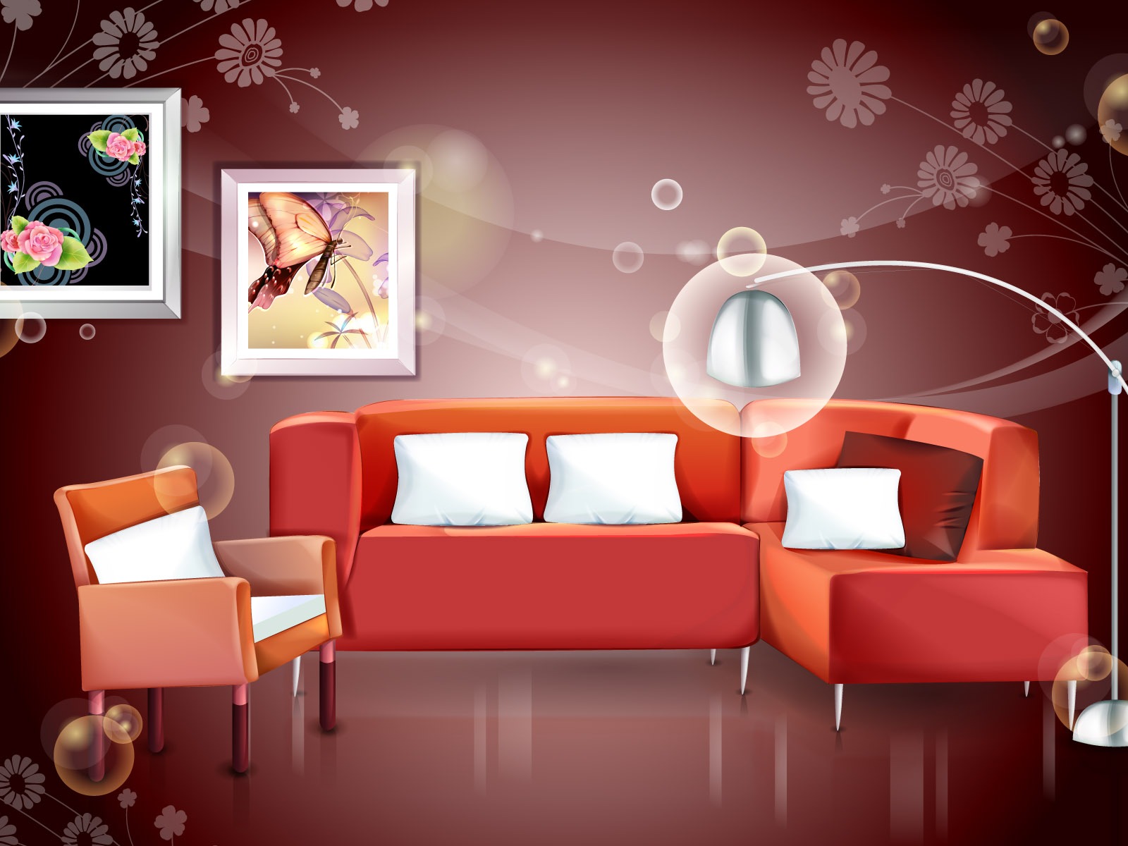 Vector doma tapety (2) #1 - 1600x1200