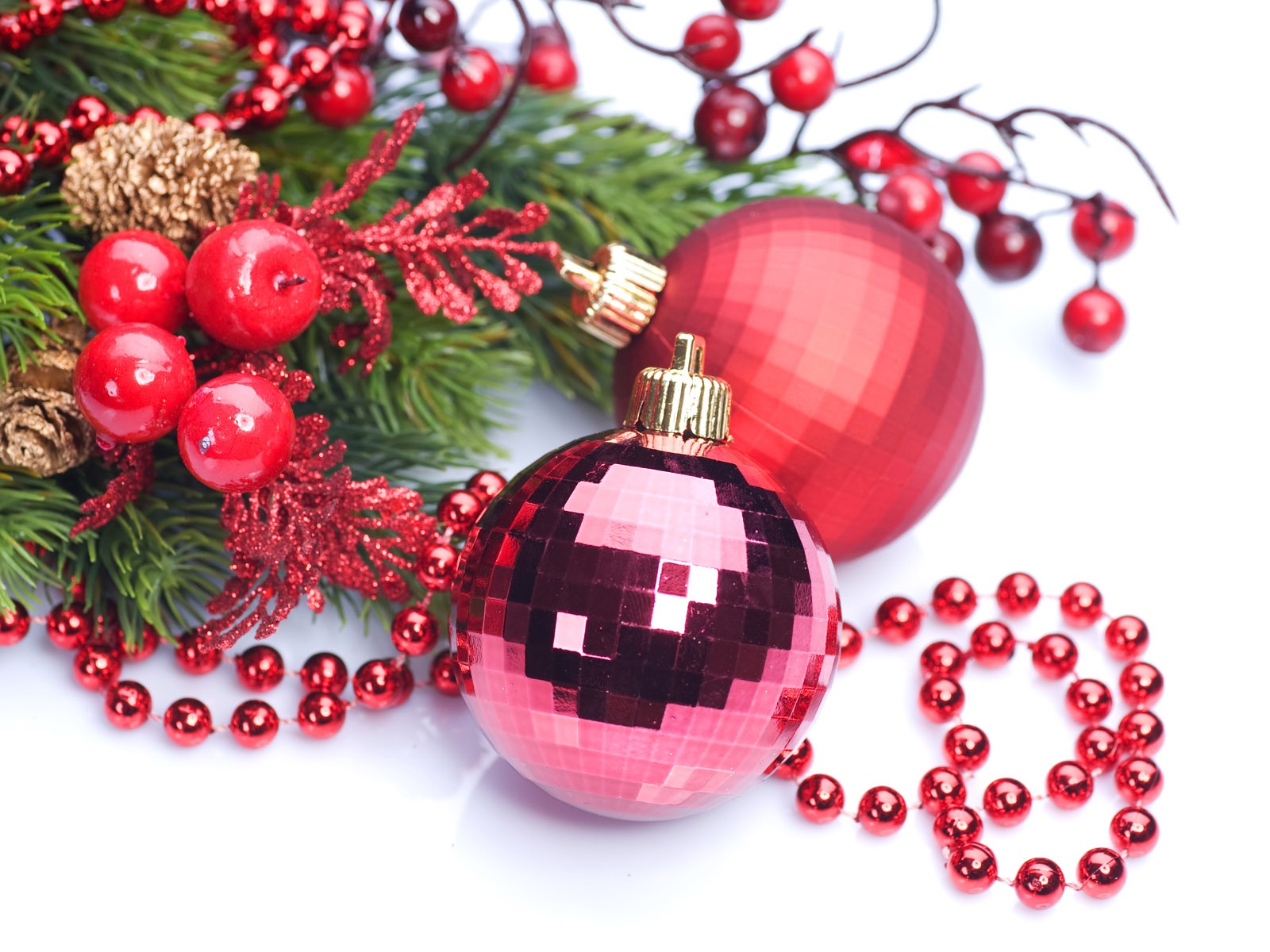 Christmas balls wallpaper (6) #19 - 1600x1200