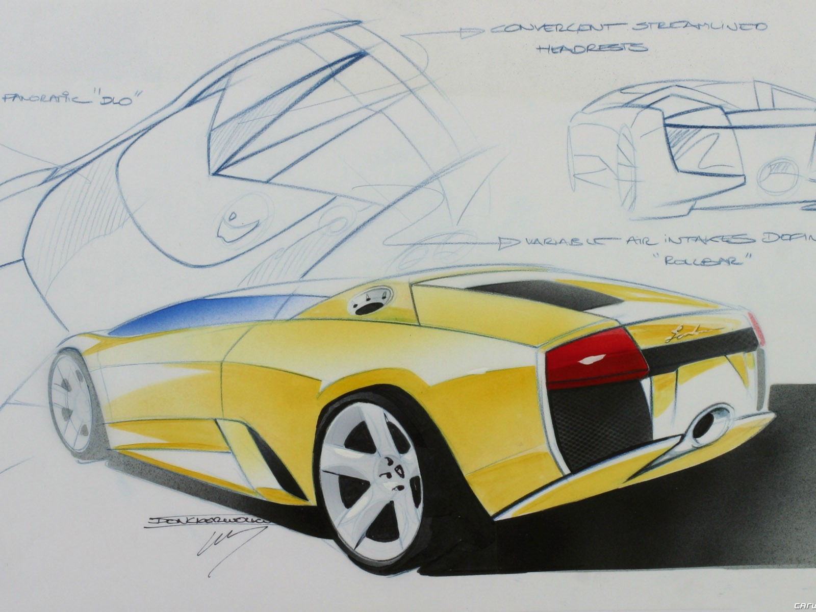 Lamborghini Murcielago Roadster - 2004 蘭博基尼 #44 - 1600x1200