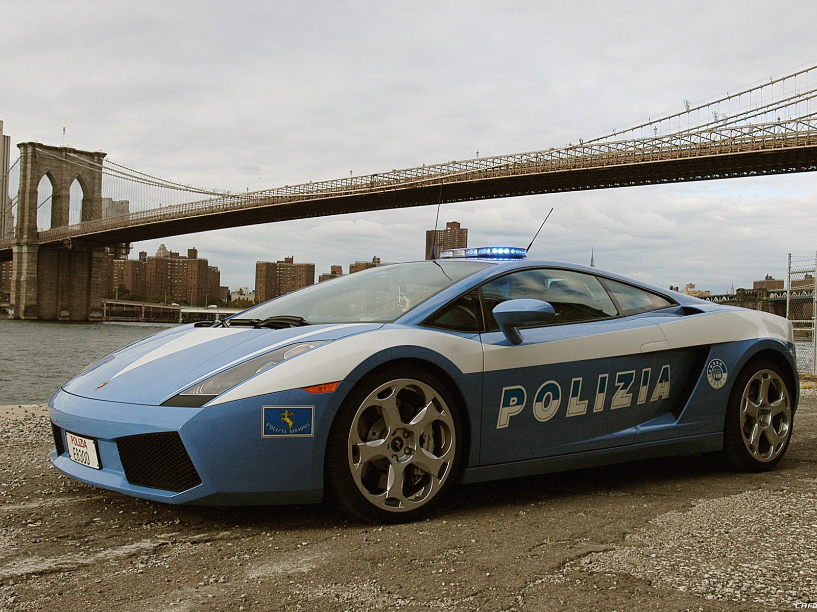 Policejní Lamborghini Gallardo - 2005 HD tapetu #2 - 1600x1200