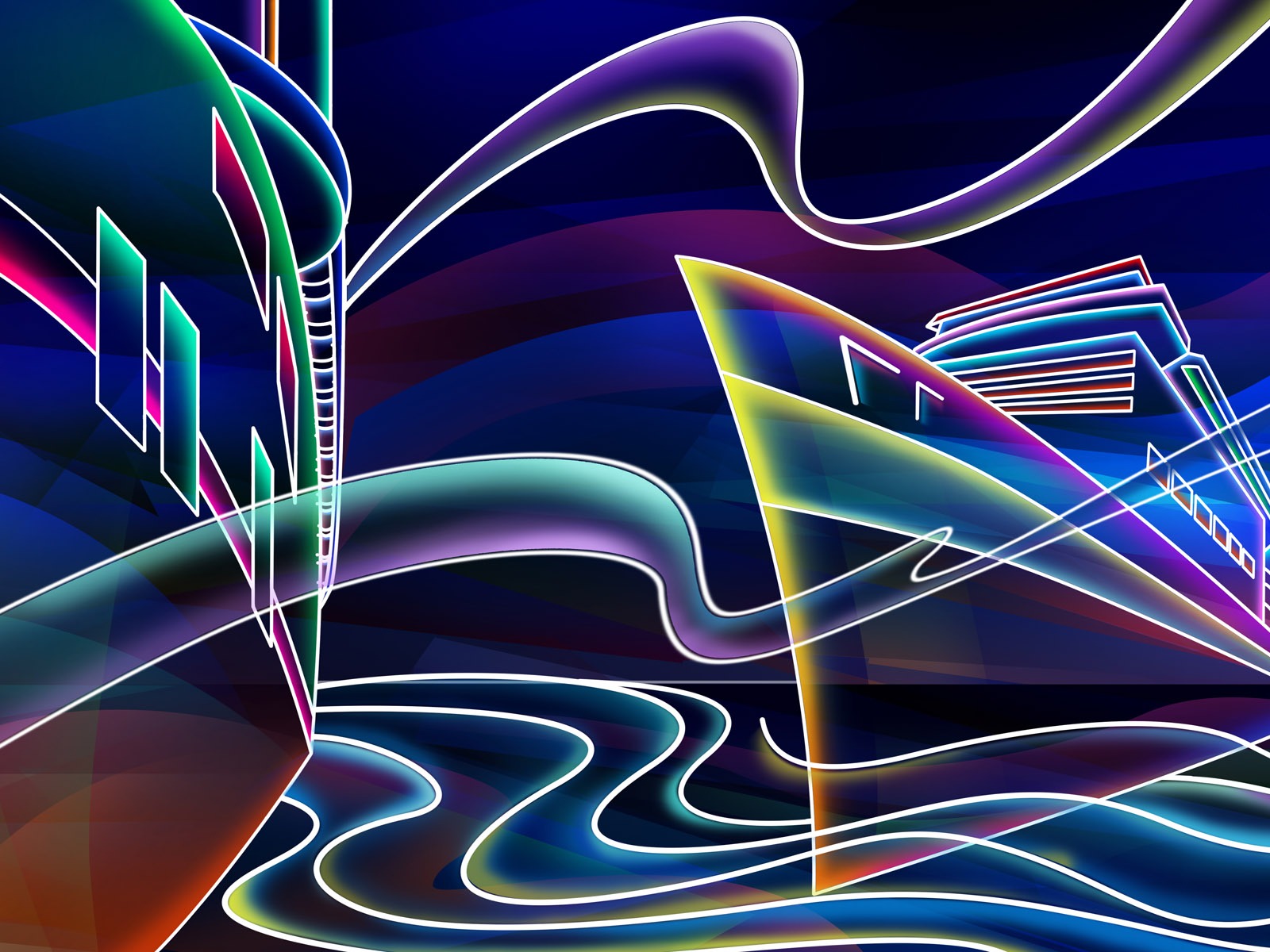 手繪線描 壁紙(五) #6 - 1600x1200