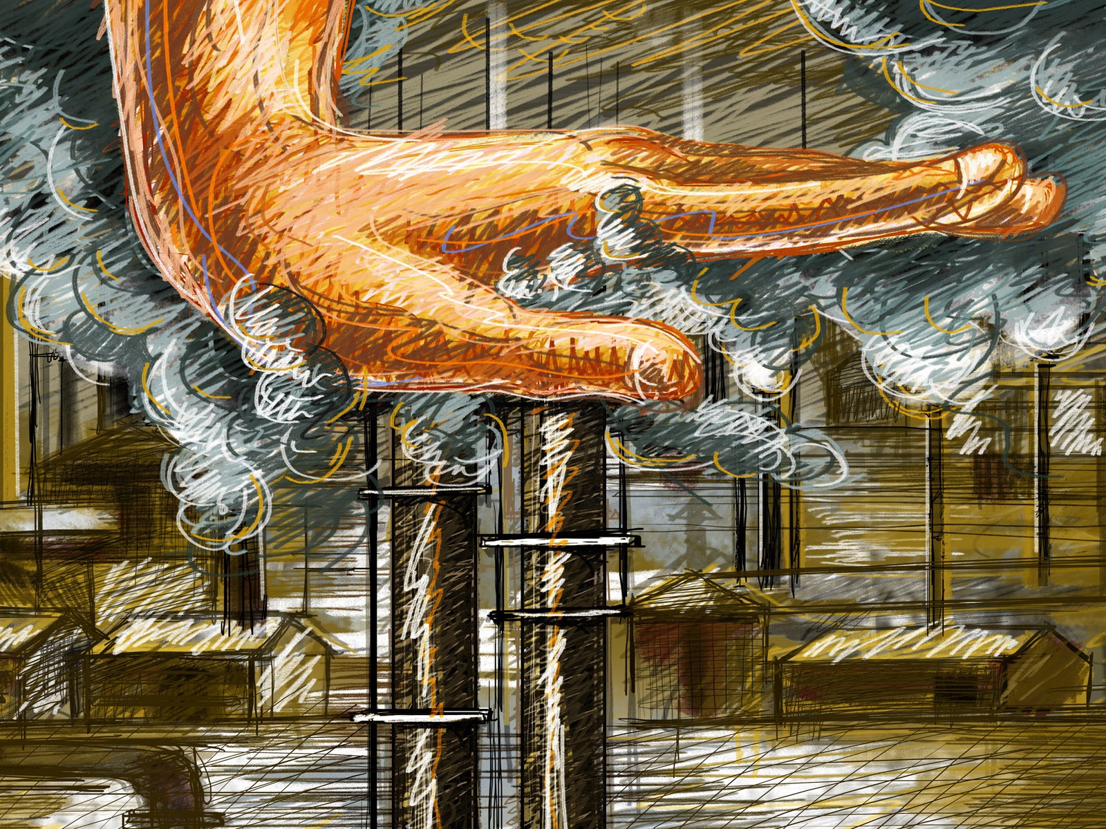 Living hand-painted wallpaper widescreen (2) #18 - 1600x1200