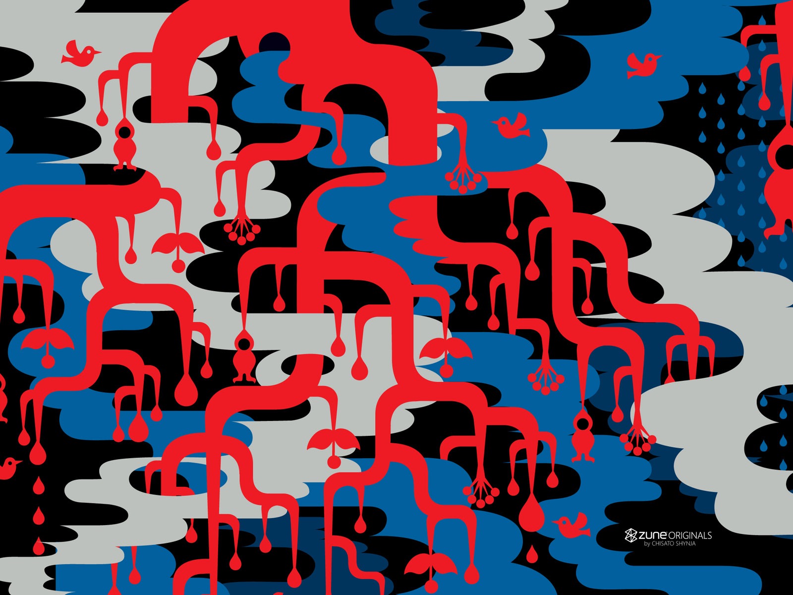 ZUNE 卡通壁紙 #5 - 1600x1200