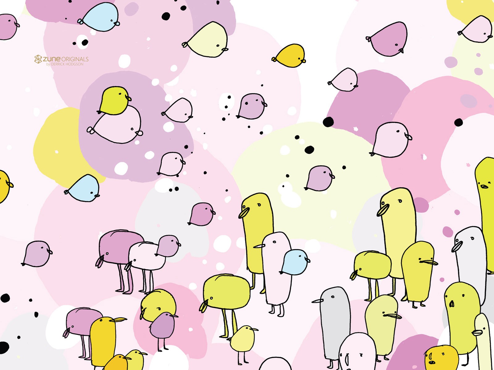 ZUNE 卡通壁紙 #8 - 1600x1200