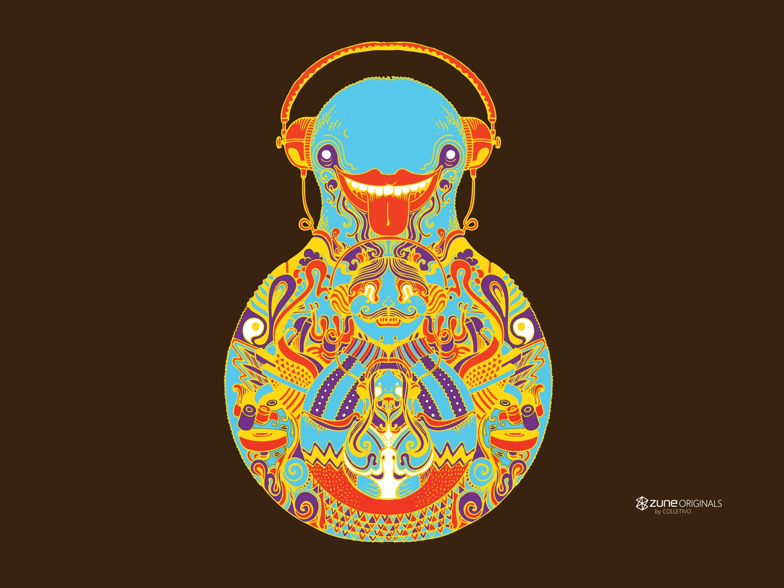 ZUNE 卡通壁紙 #14 - 1600x1200
