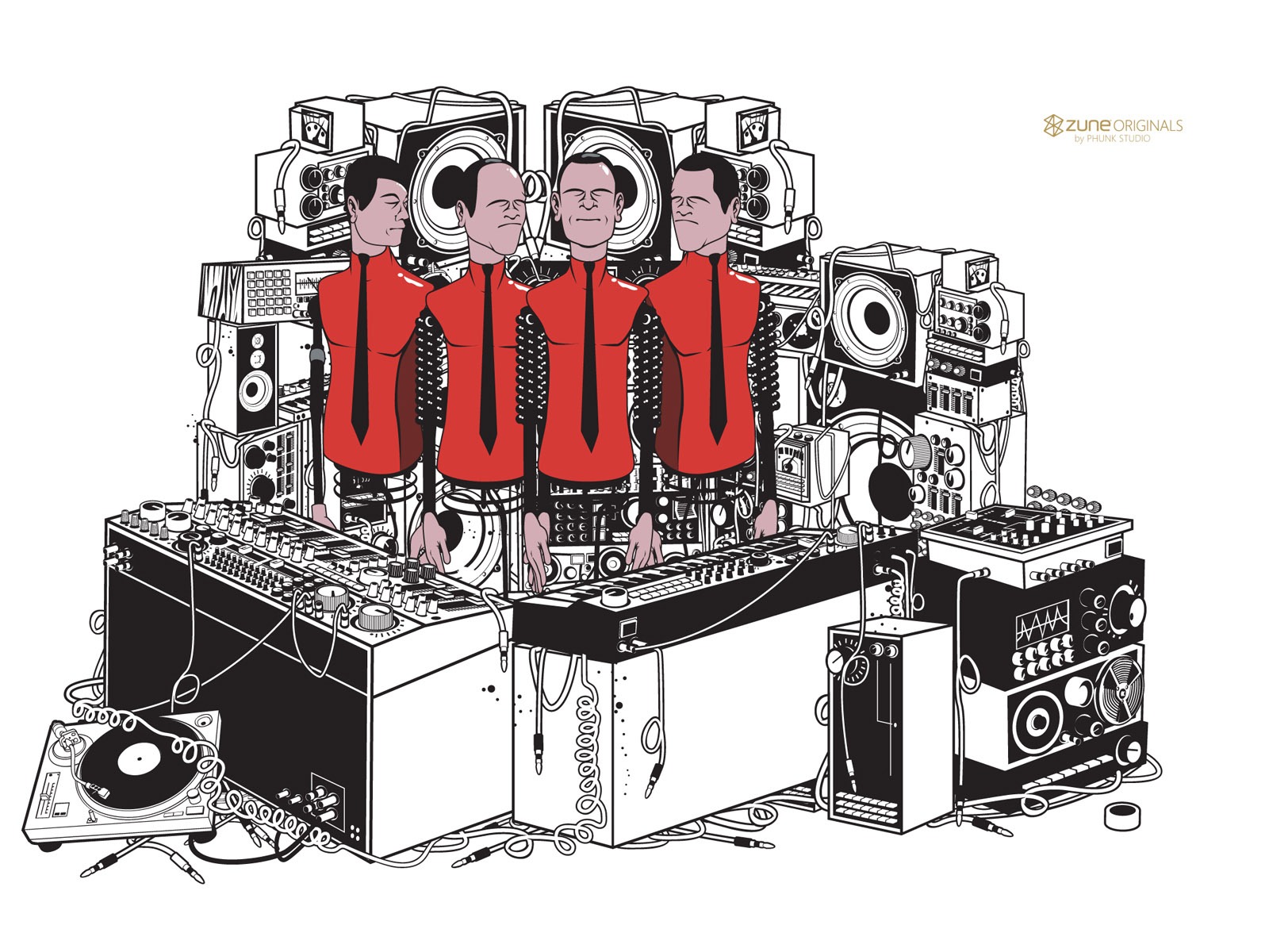 ZUNE Cartoon Wallpapers #15 - 1600x1200