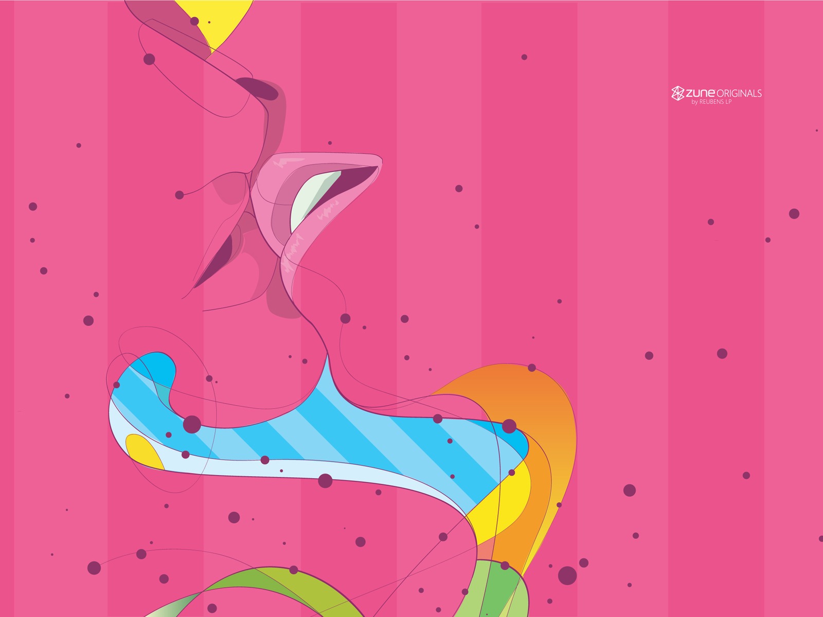 ZUNE 卡通壁紙 #20 - 1600x1200
