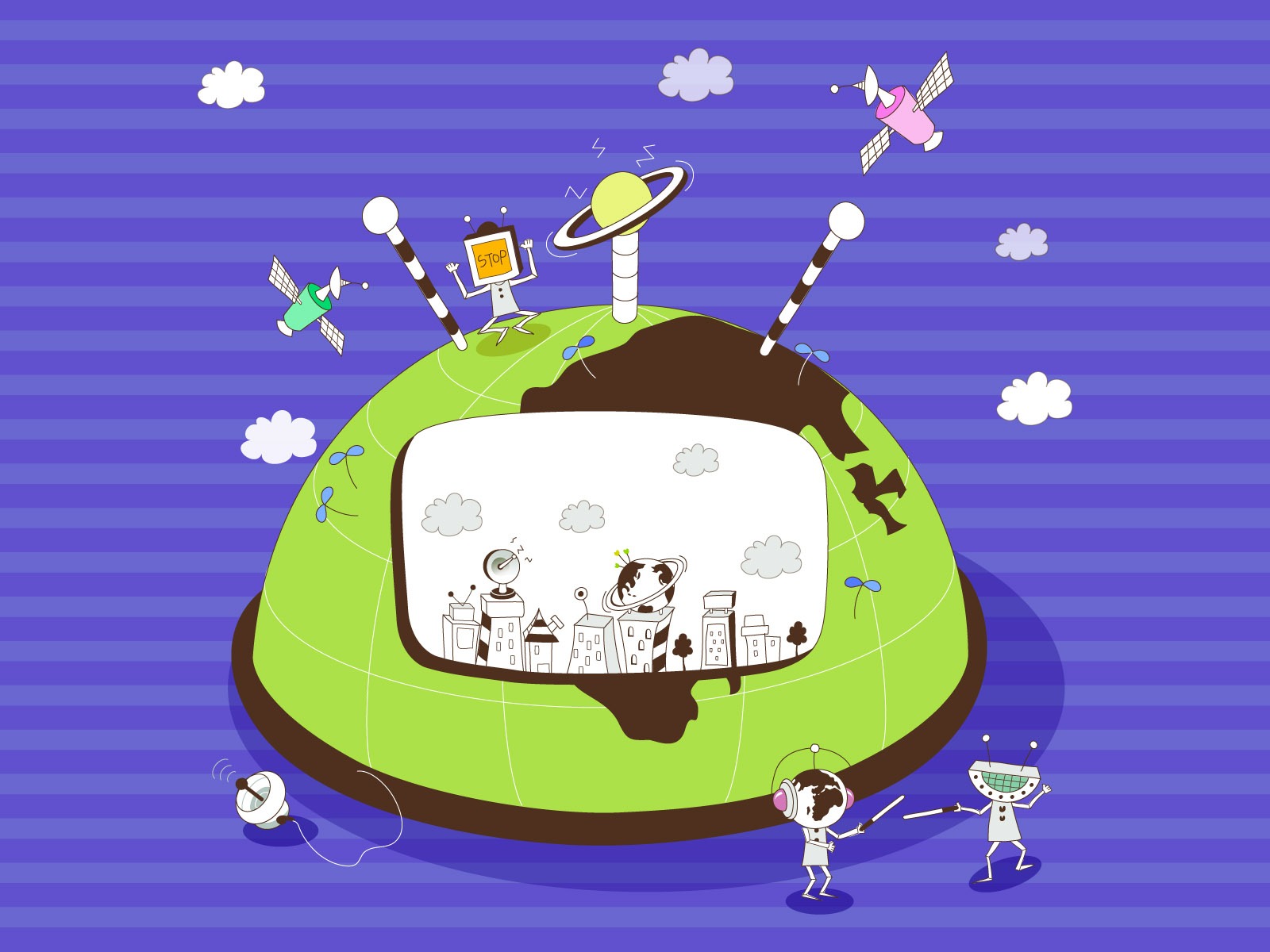 矢量科技想像 壁紙(四) #17 - 1600x1200