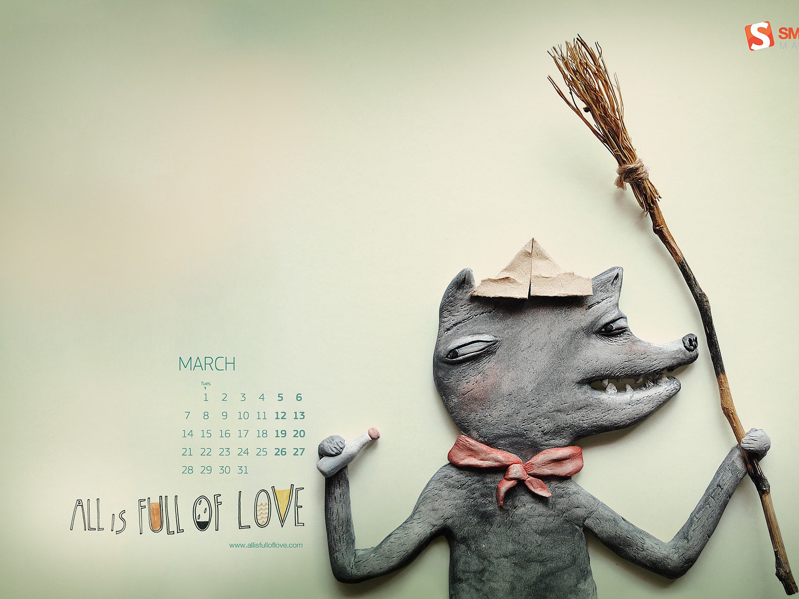 March 2011 Calendar Wallpaper #3 - 1600x1200