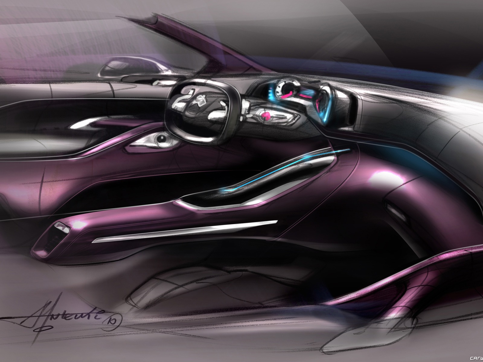 Concept Car Peugeot HR1 - 2010 標誌 #33 - 1600x1200