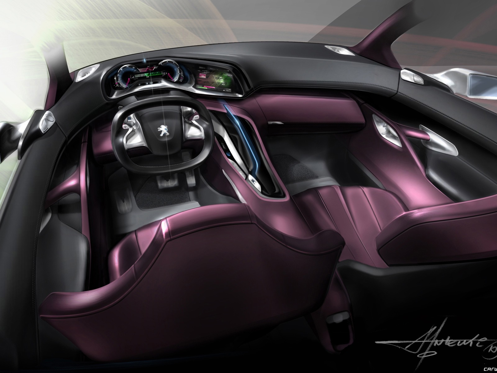 Concept Car Peugeot HR1 - 2010 標誌 #34 - 1600x1200