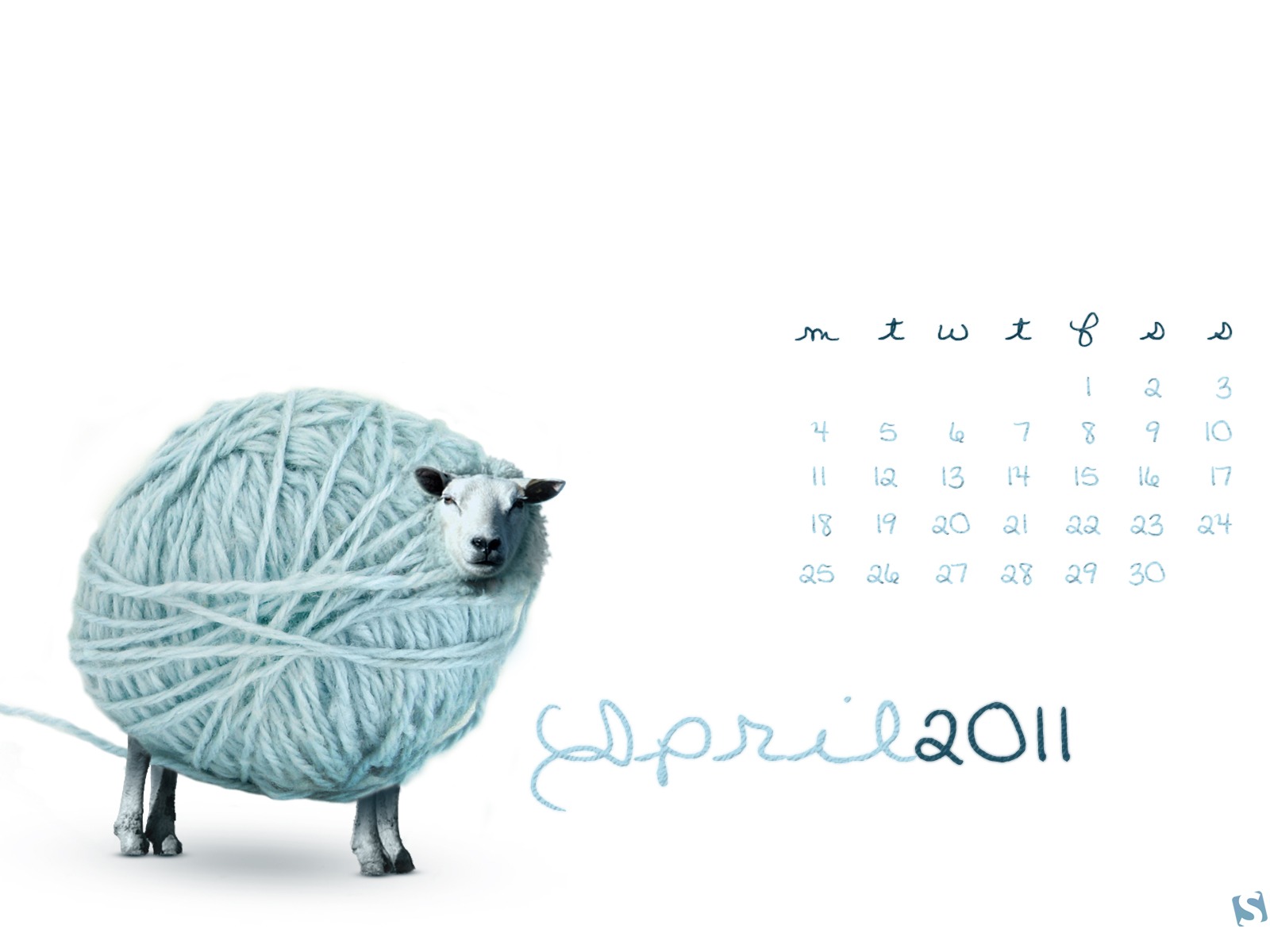 2011年4月 月曆壁紙(二) #3 - 1600x1200